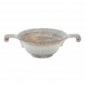 CHINESE ARCHAIC CALCIFIED JADE