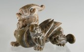 CHINESE ARCHAIC CARVED CHI-LIN