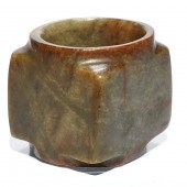 CHINESE ARCHAIC JADE CONG Chin