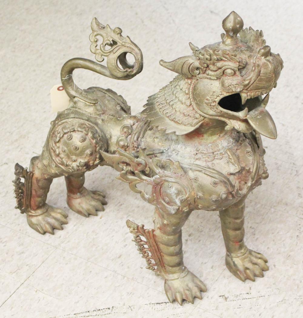CHINESE ARCHAIC STYLE BRONZE FOO