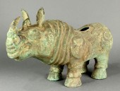 CHINESE ARCHAISCTIC BRONZE RHI