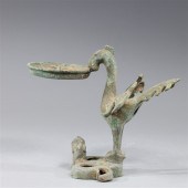 Chinese archaistic bronze cand