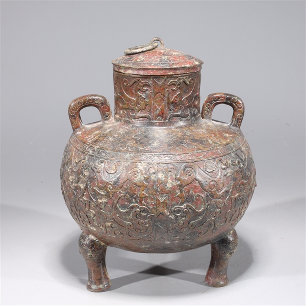Chinese archaistic bronze covered