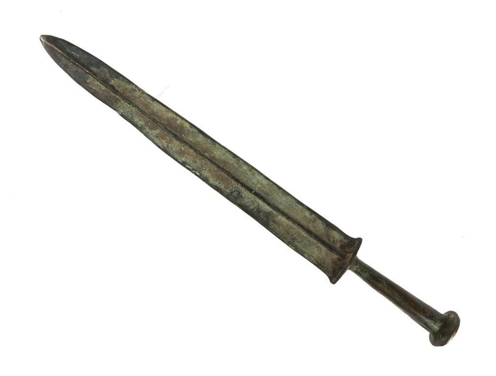 CHINESE ARCHAISTIC BRONZE DAGGEROld