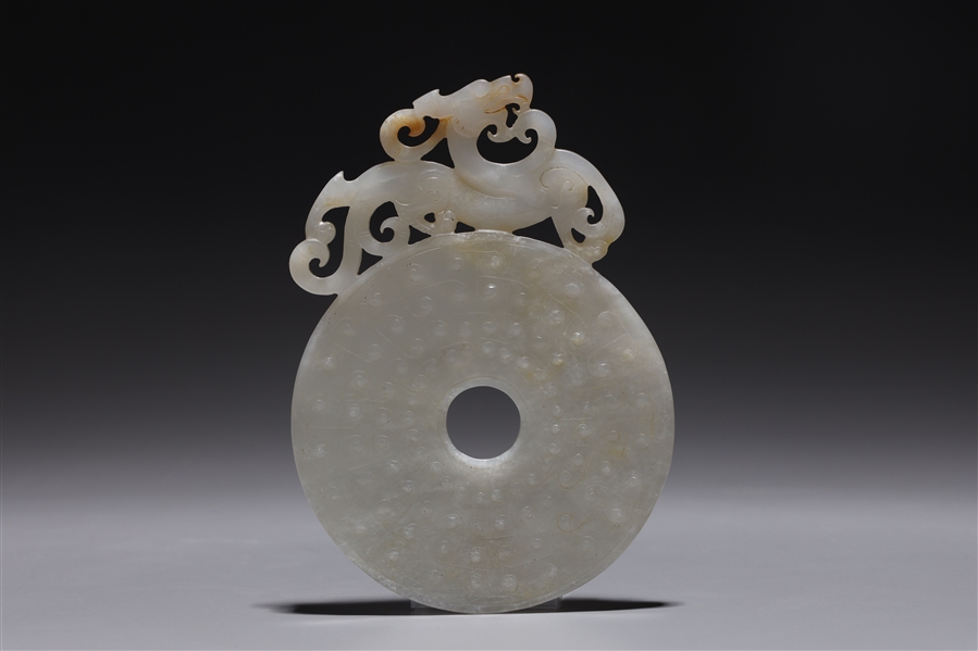 Chinese archaistic jade carved