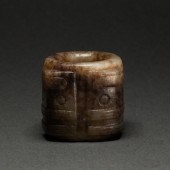 CHINESE ARCHAISTIC JADE CONG C