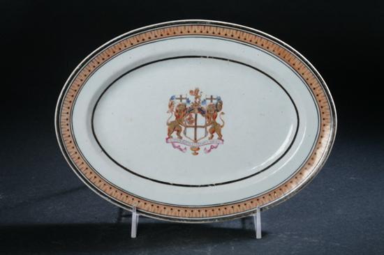 CHINESE ARMORIAL FAMILLE ROSE