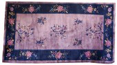 CHINESE ART DECO BLUE & PURPLE