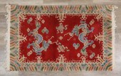 CHINESE ART DECO DRAGON RUGChi