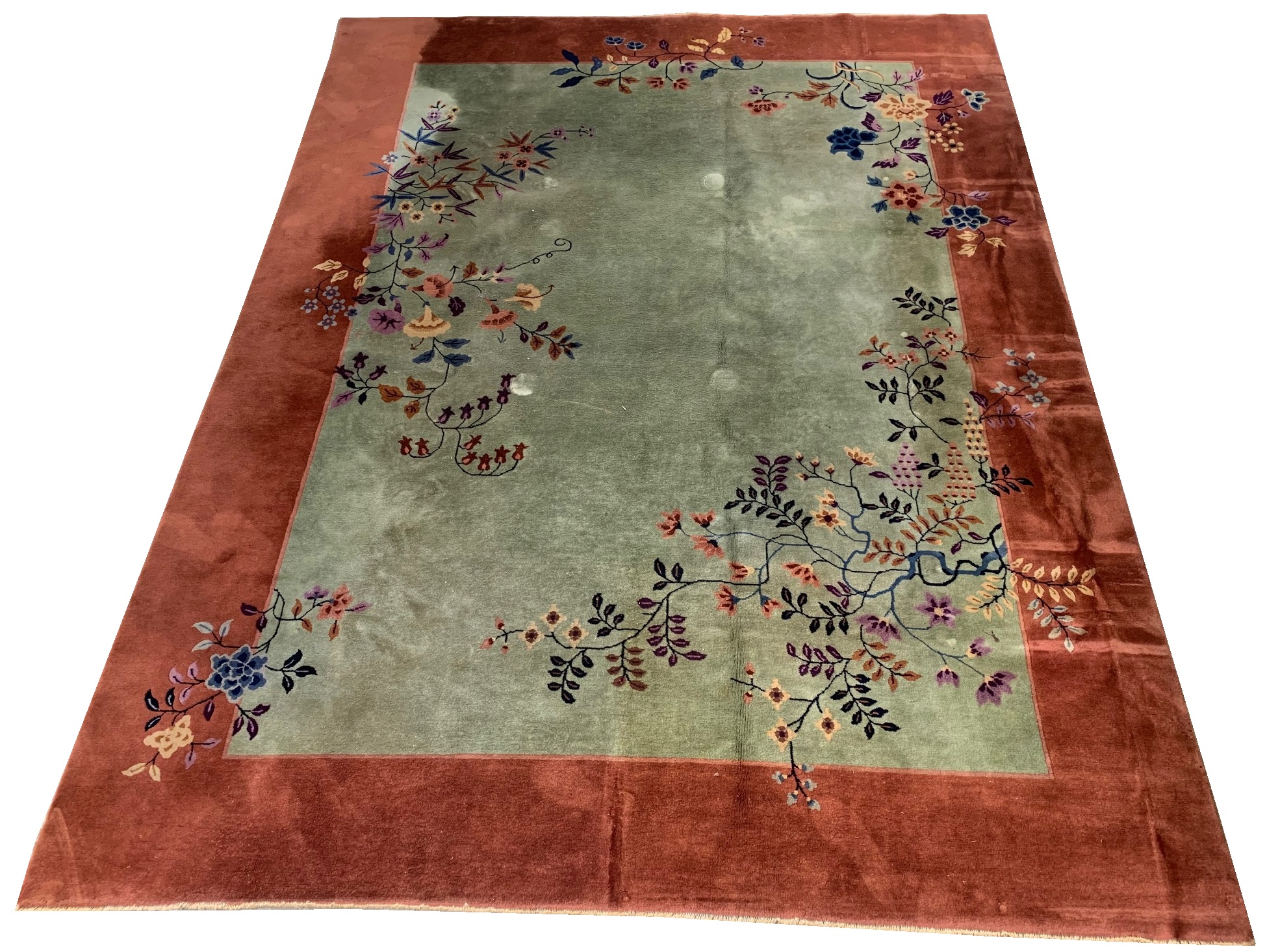 CHINESE ART DECO NICHOLS CARPET