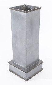 CHINESE ART DECO STEEL AND BRO
