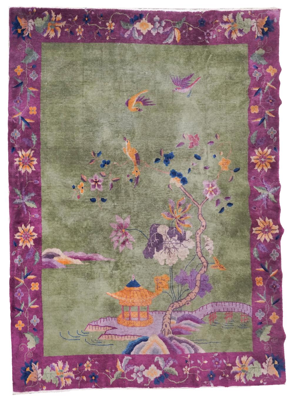 CHINESE ART DECO-STYLE RUGChinese