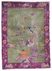CHINESE ART DECO-STYLE RUGChin