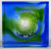 CHINESE ART GLASS LIULIGONGFAN