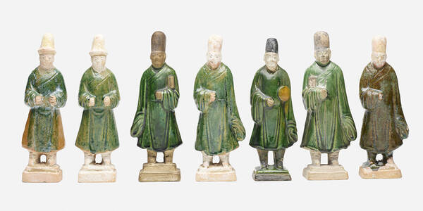 Chinese. attendants, collection