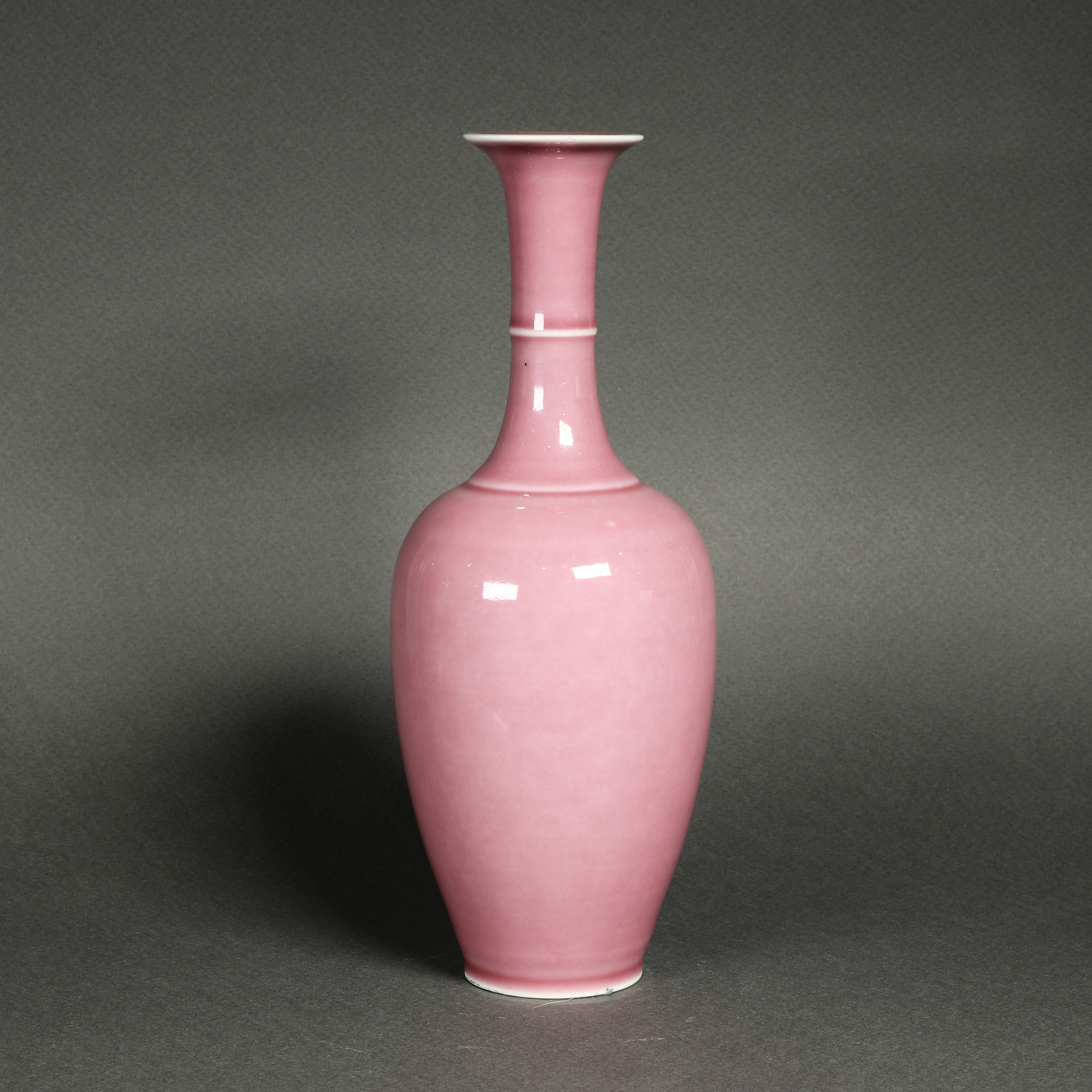 CHINESE AUBERGINE GLAZED VASE