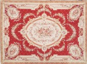 CHINESE AUBUSSON DESIGN WOOL R