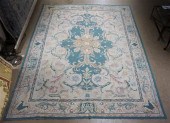 CHINESE AUBUSSON PATTERN RUG,