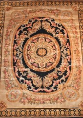 CHINESE AUBUSSON RUG approx. 1