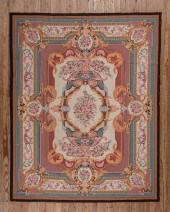 CHINESE AUBUSSON-STYLE CARPETC