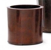 Chinese Baimu brush pot  18th