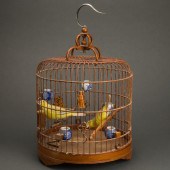 CHINESE BAMBOO BIRDCAGE Chines