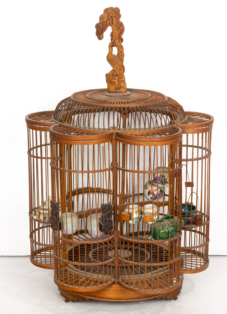 CHINESE BAMBOO BIRDCAGE Chinese