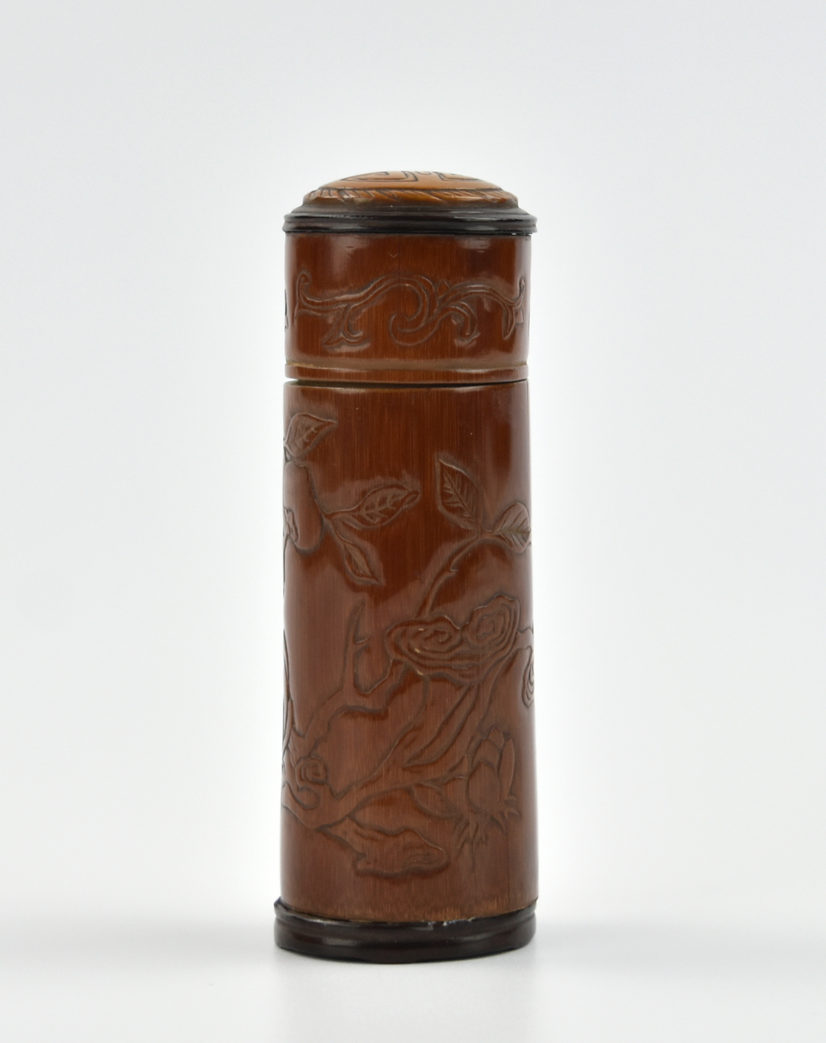 CHINESE BAMBOO CARVED INCENSE