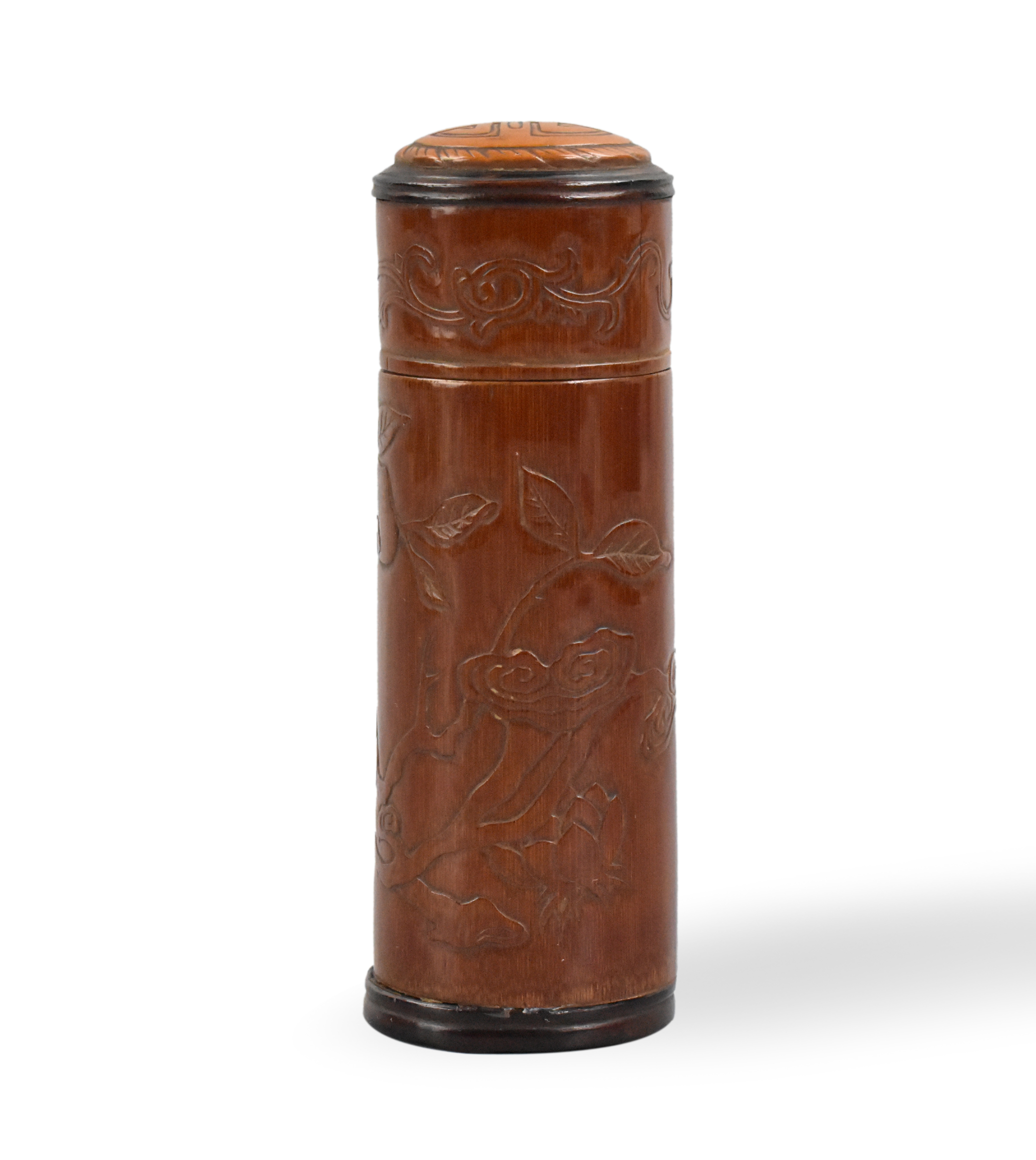 CHINESE BAMBOO CARVED INCENSE