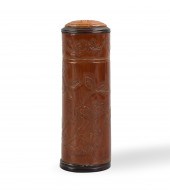 CHINESE BAMBOO CARVED INCENSE