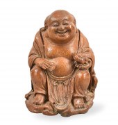 CHINESE BAMBOO CARVING OF "LIU