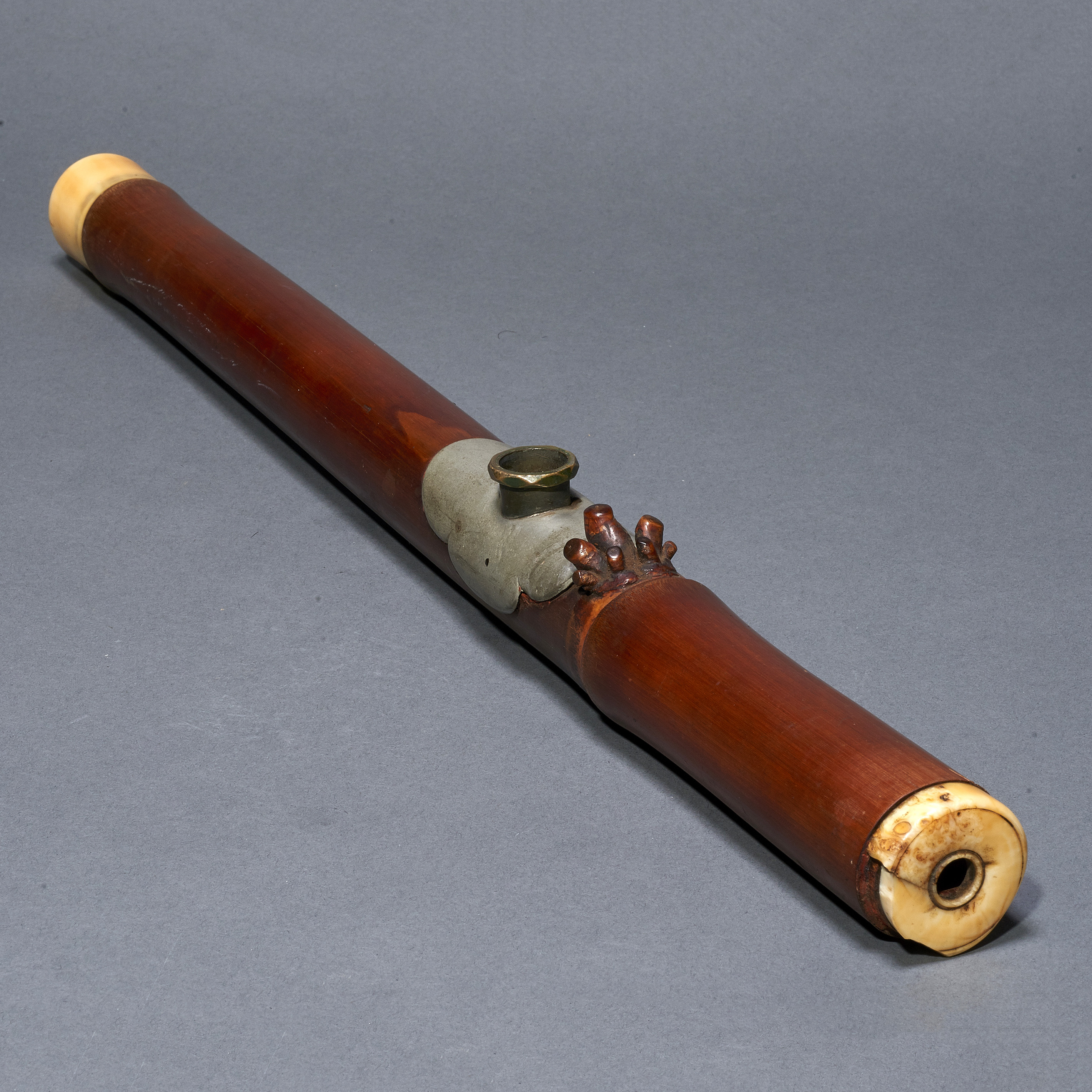 CHINESE BAMBOO OPIUM PIPE Chinese