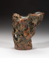 CHINESE BARK OF AGARWOOD SCULP