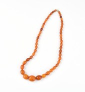 CHINESE BEESWAX NECKLACE, QING