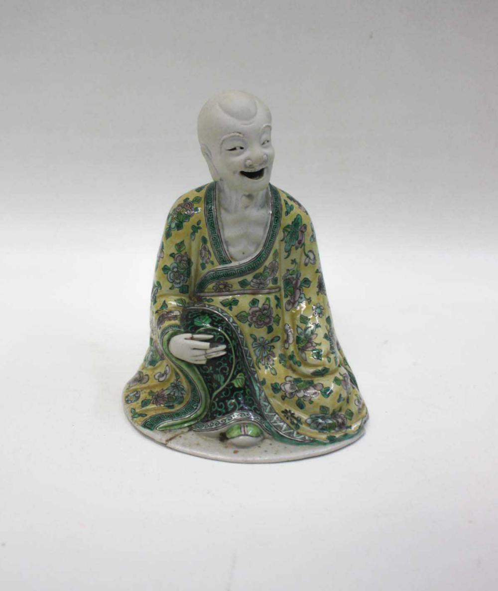 CHINESE BISCUIT AND ENAMEL