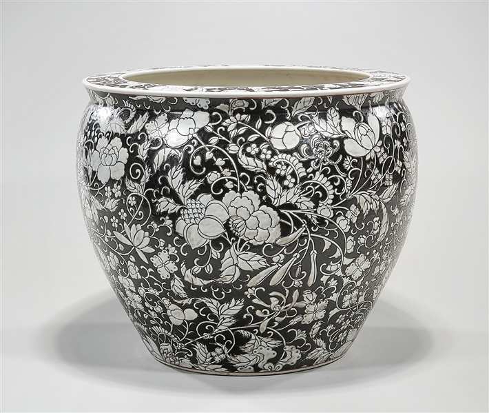 Chinese black and white porcelain