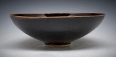 CHINESE BLACK GLAZED DING BOWL