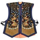 Chinese black ground, embroide