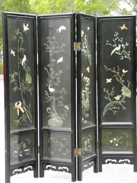 Chinese black lacquer and applied