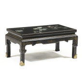 CHINESE BLACK LACQUER AND CARV