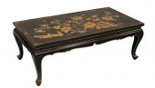 CHINESE BLACK LACQUER COFFEE T