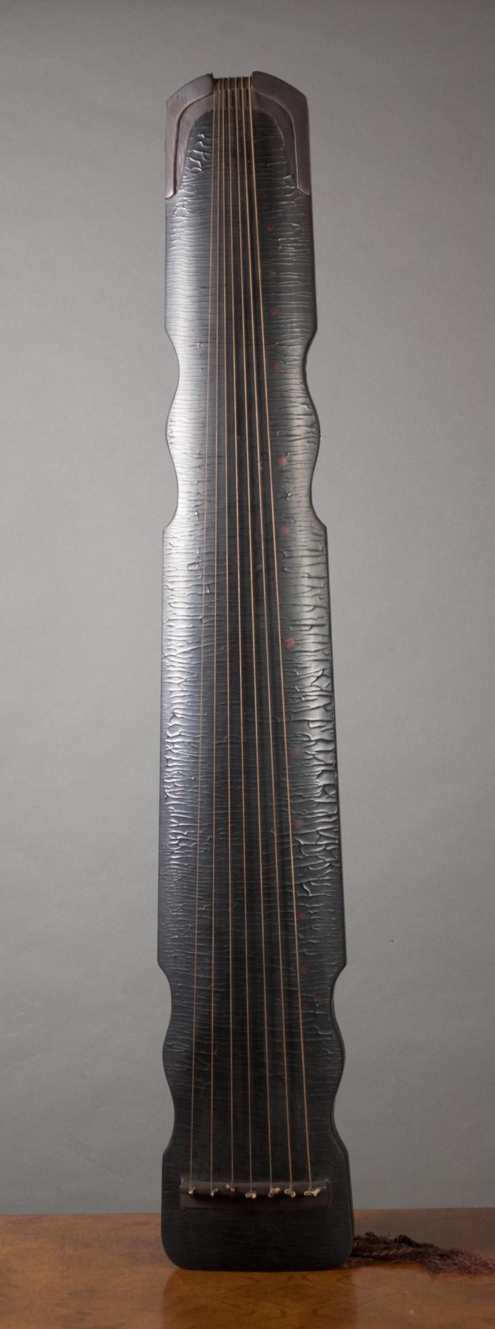 CHINESE BLACK LACQUER GUQIN,