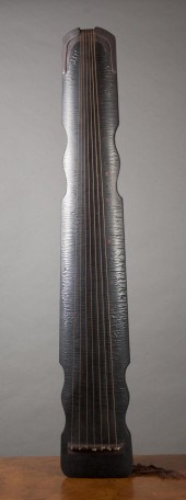 CHINESE BLACK LACQUER GUQIN, S