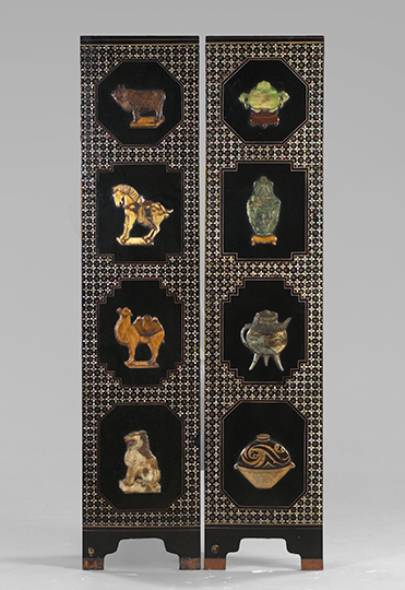 Chinese Black Lacquered and