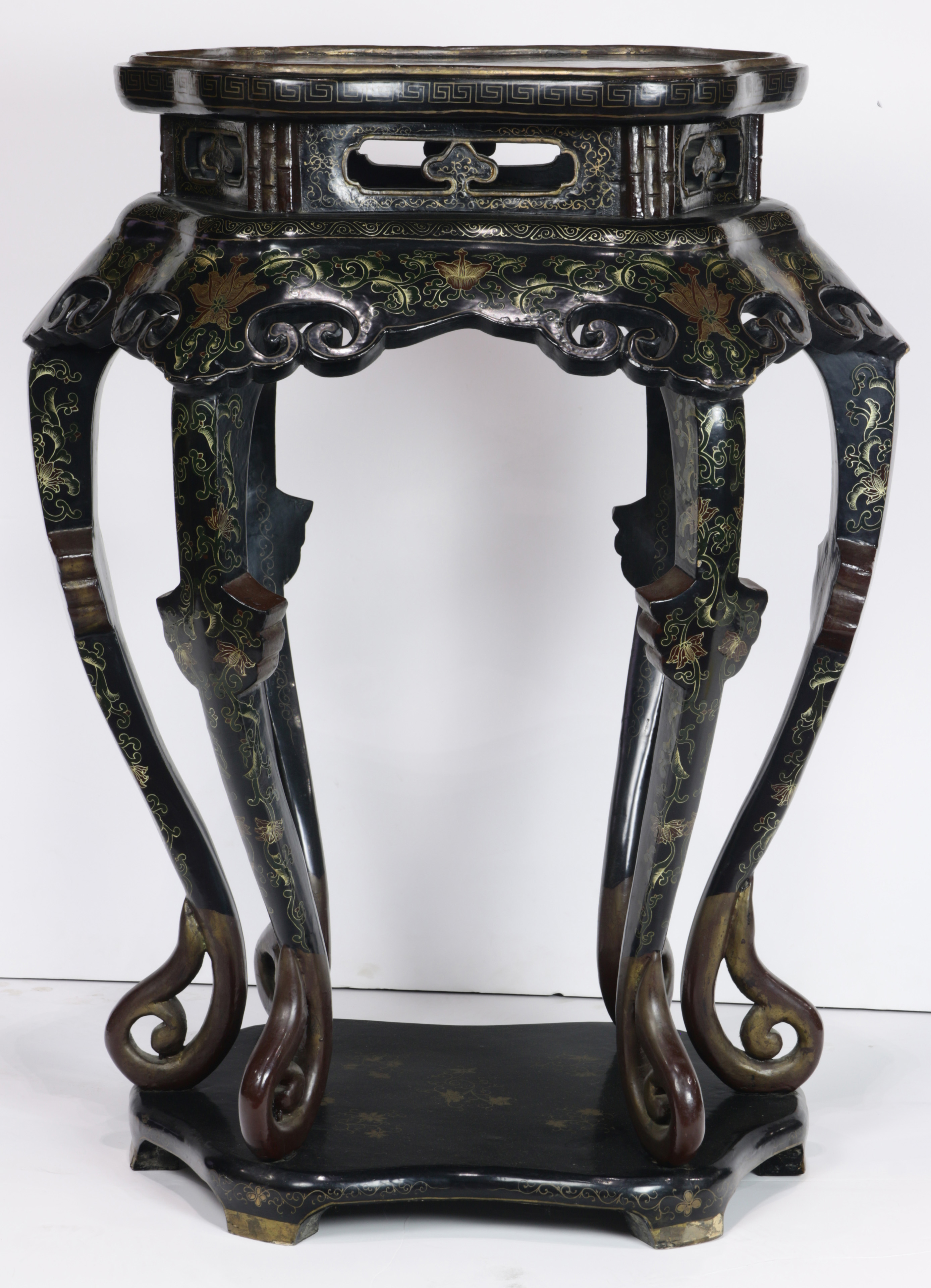CHINESE BLACK LACQUERED