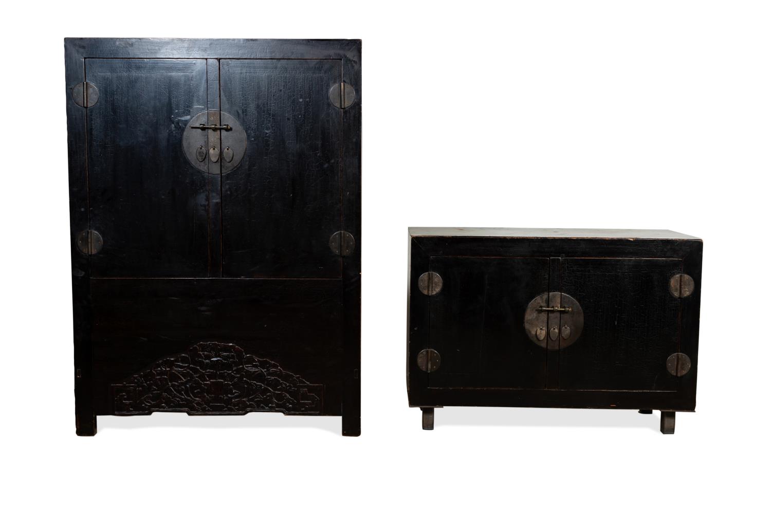 CHINESE BLACK LACQUERED WEDDING
