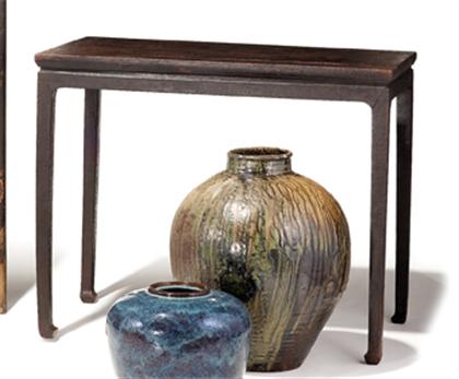 Chinese black-laquered side