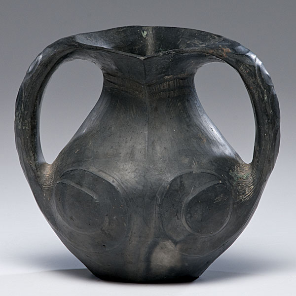 Chinese Black Pottery Jar Chinese