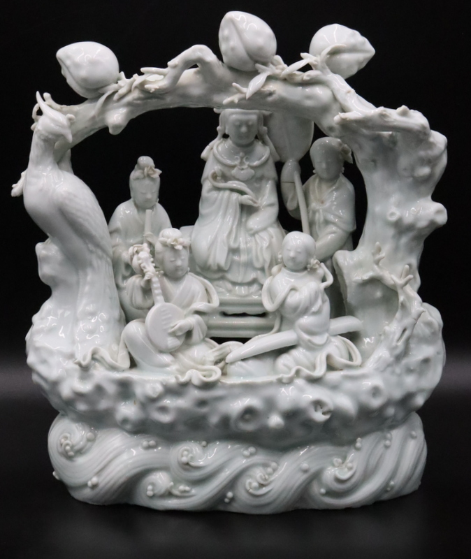 CHINESE BLANC DE CHINE FIGURAL