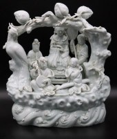 CHINESE BLANC DE CHINE FIGURAL